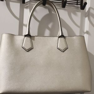 Karl Lagerfield silver bag